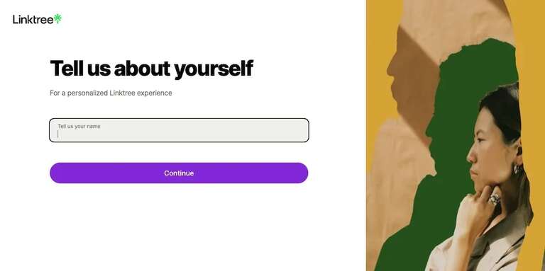 Sign Up for Linktree