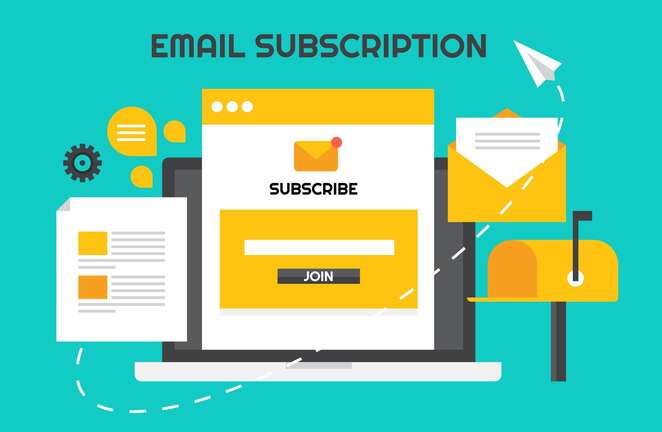 Email subscription for travel blogs