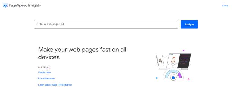 Test website speed With Google Insight