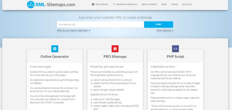 XML Sitemap Generator