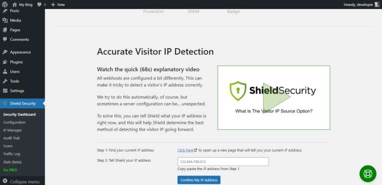 Shield Security Plugin Walkthrough2