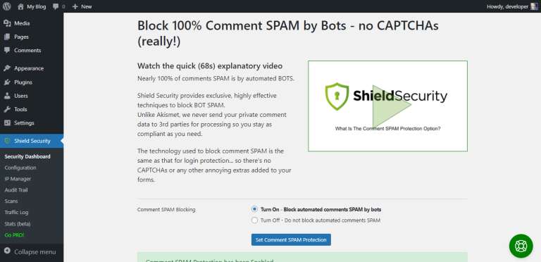 Shield Security Plugin Walkthrough4