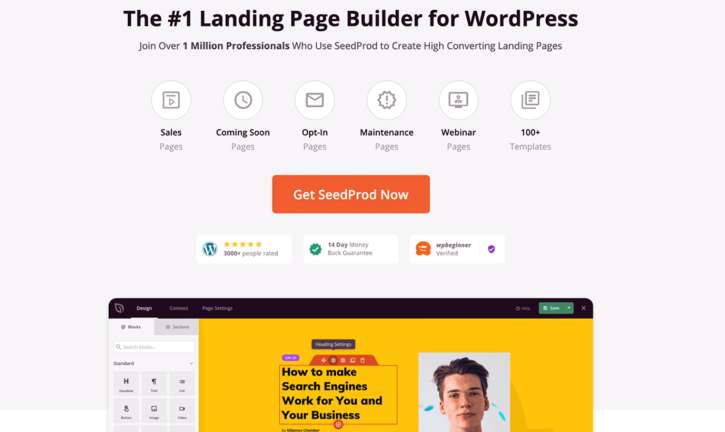 Landing Page Builder on WordPress