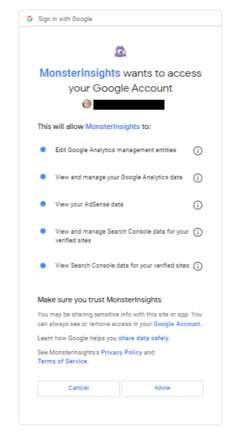 Install MonsterInsights step5