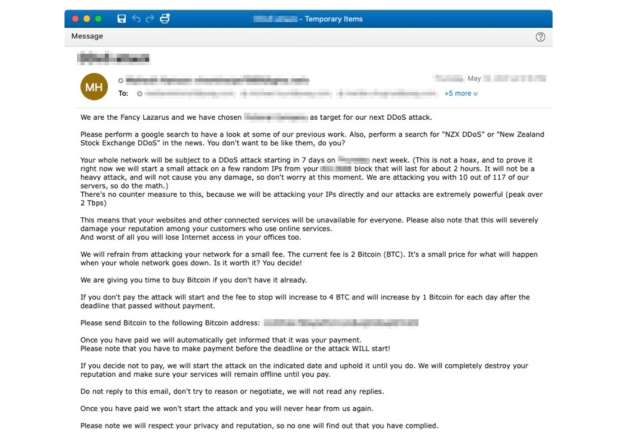 Message sent from “Fancy Lazarus”