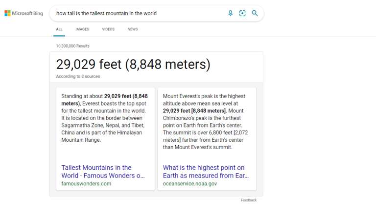 Microsoft Bing