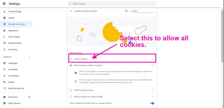 How to enable cookies in a WordPress site