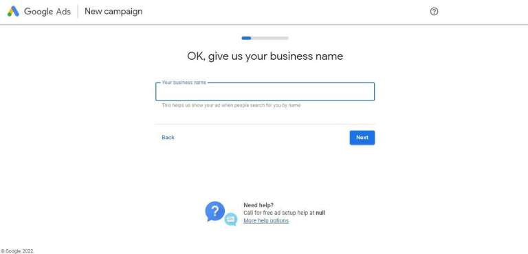 Choose your business name and keyword themes