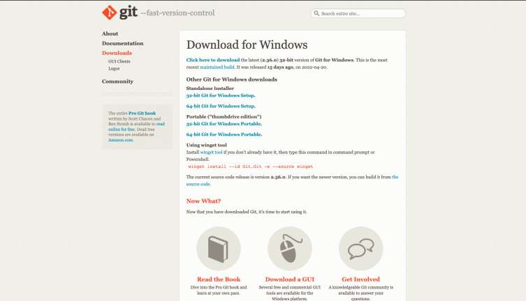 Download Git for Windows