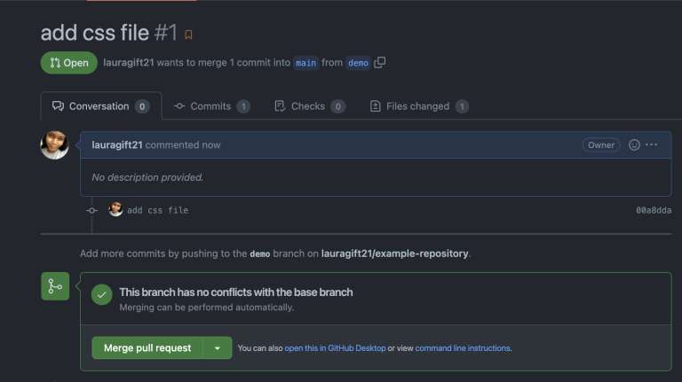 How to Open and Merge a Pull Request2