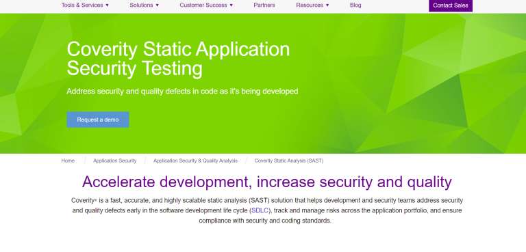 Coverity Static Code Analysis Tools