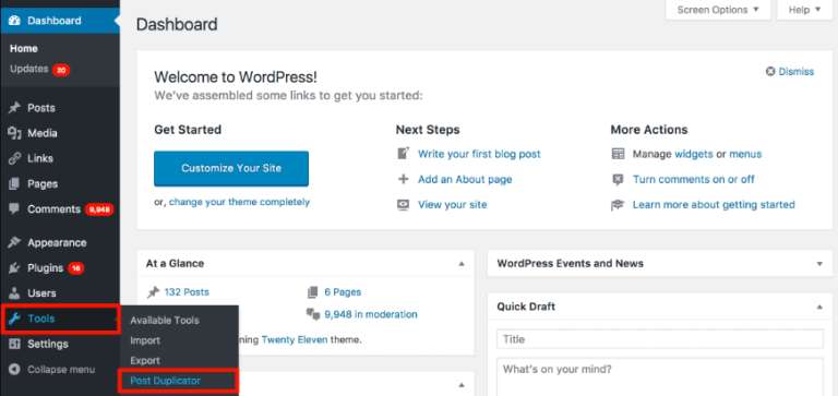 The Post Duplicator plugin