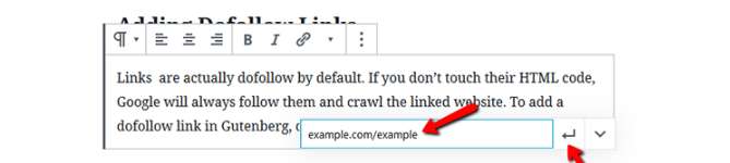 How to Add a Dofollow Link in WordPress