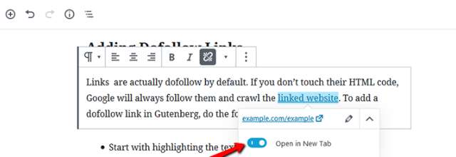 How to Add Dofollow Link in WordPress