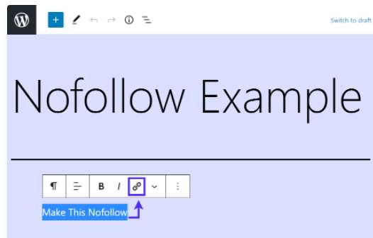 How to Add Nofollow Link in WordPress