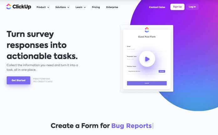 ClickUp Forms