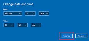 Check your date and time