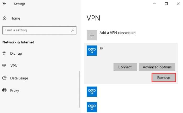Turn off your VPN