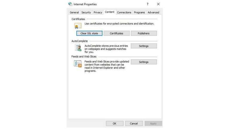 Clean your SSL state