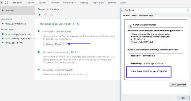 Check the expiry date on your SSL