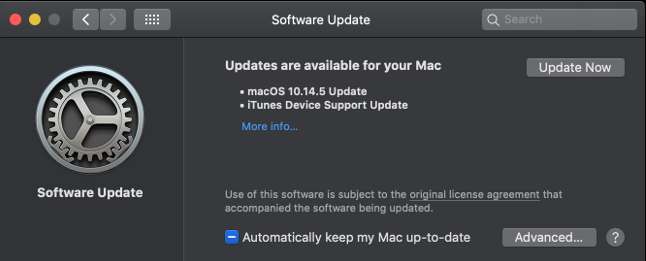 Update your OS