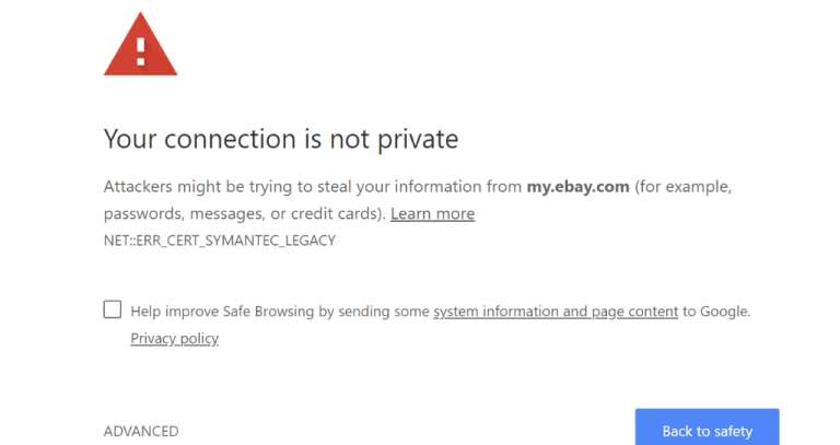 Check if your SSL is issued by Symantec