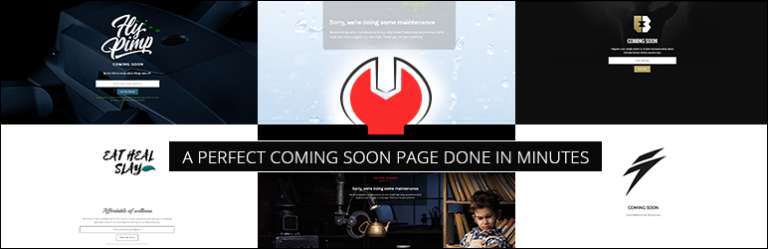 Minimal coming soon plugin