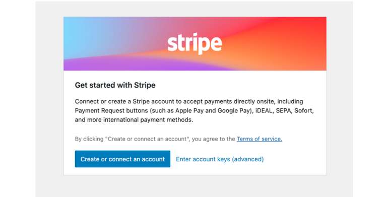 Get started with Stripe