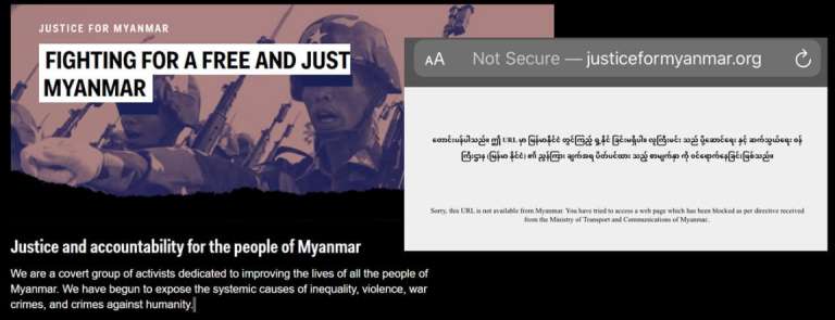Website Legally blocked by the government
