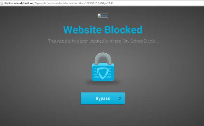Internally blocked