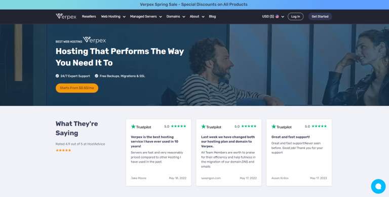 Verpex Hosting Review