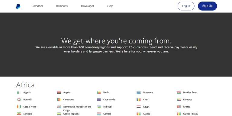 Paypal Supported currencies, regional availability