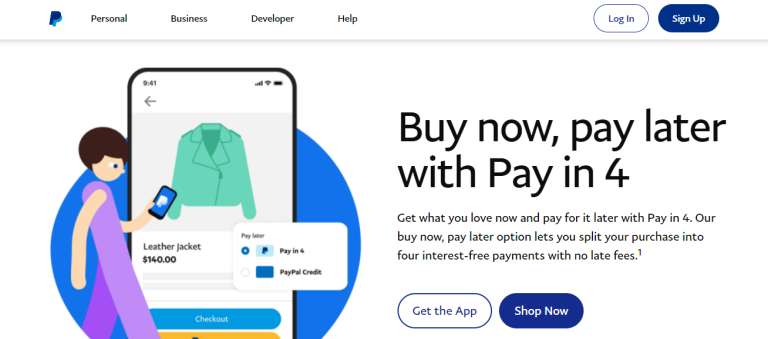 paypal payment option