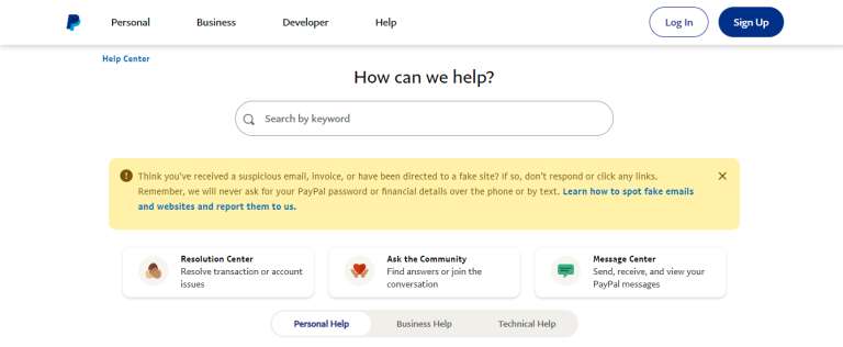 Paypal Customer Support