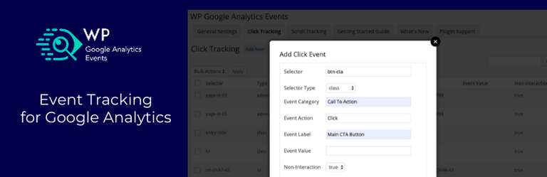 WP Google Analytics Events