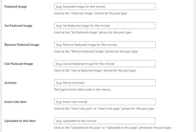 Add attributes to your custom post type 3