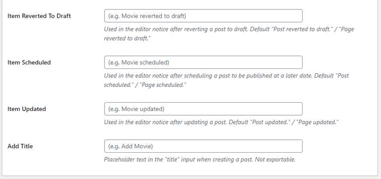 Add attributes to your custom post type 5
