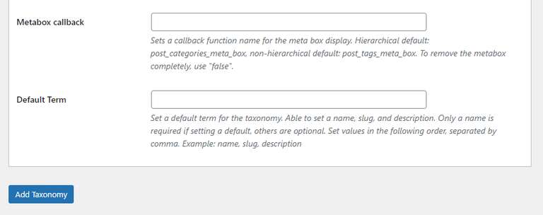 Add taxonomies to your custom post type 9