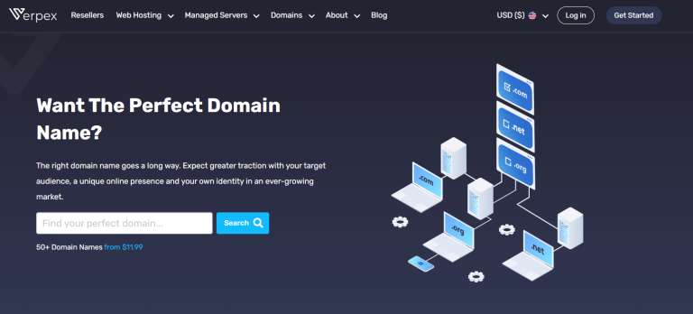 Obtain a domain name