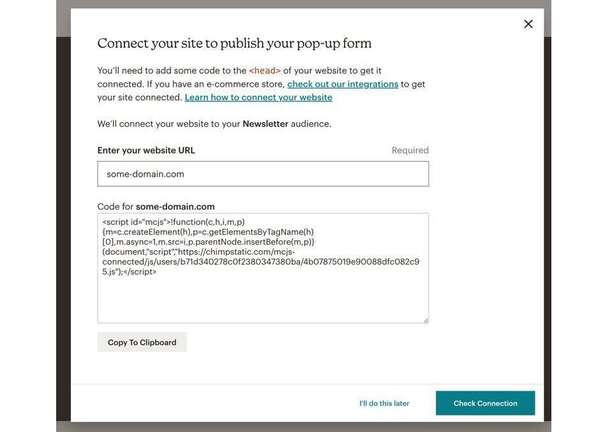 Adding a popup form 5