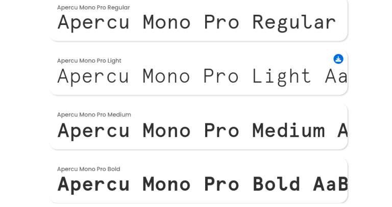 Apercu Mono