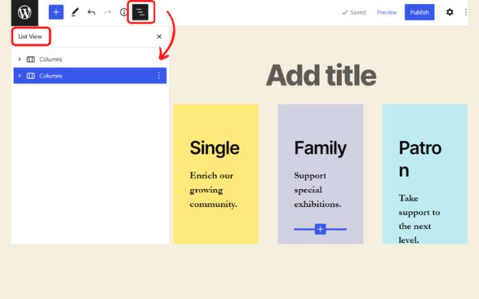 List View