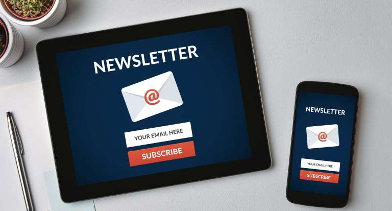 Start an email newsletter