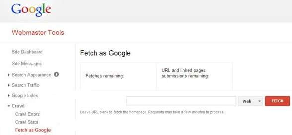 Fetch as Google