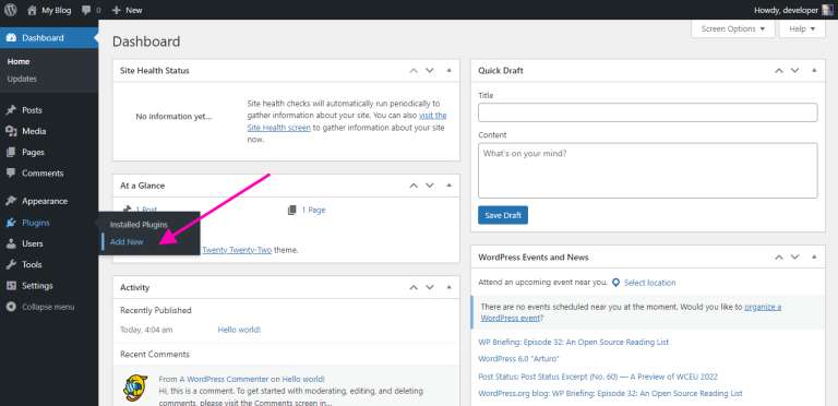 Install and activate WooCommerce 1