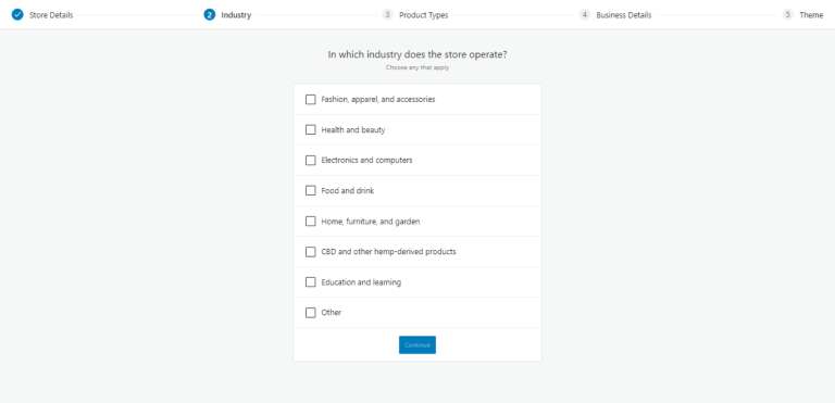 Use the WooCommerce Wizard to configure your store 2