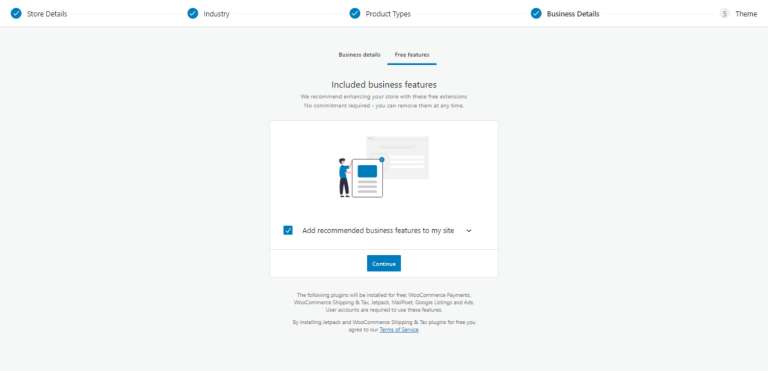 Use the WooCommerce Wizard to configure your store 5