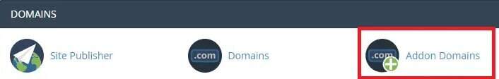 Addon Domains