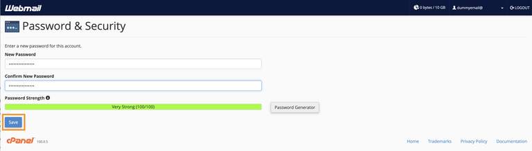 How to Change Your Email Account’s Password through cPanel and Webmail Interface7